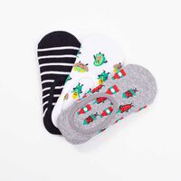 Pack 3 Calcetines Mujer Icono Blanco