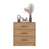 C&oacute;moda Tuhome Clay 3 Cajones Fresno Wengue