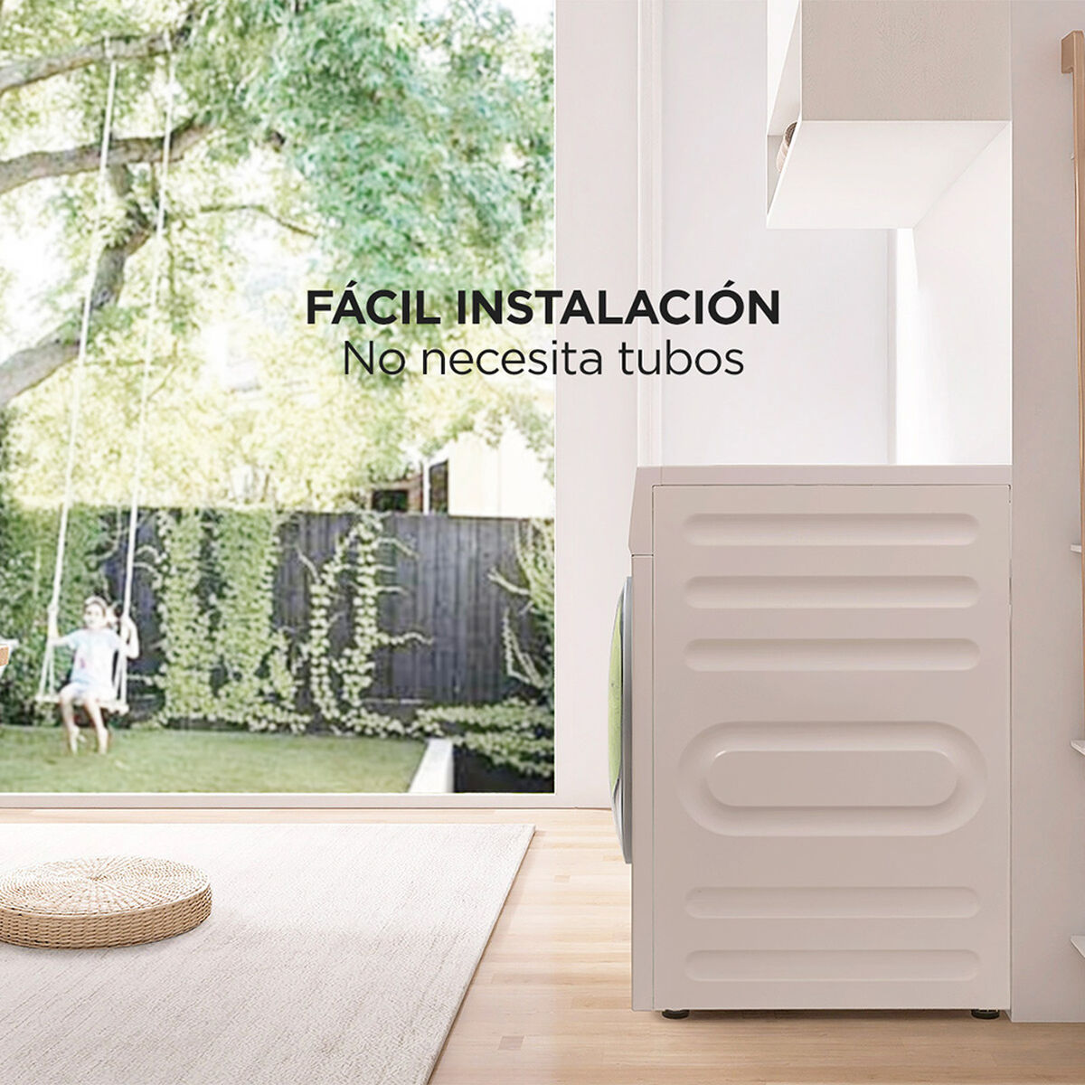 Secadora de Ropa Midea MSC-90B08E 9 kg.