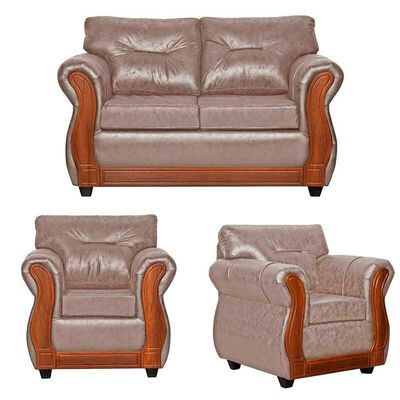 Imagen 1 del producto Juego de Living Black Factory Toronto 4 Cuerpos Beige