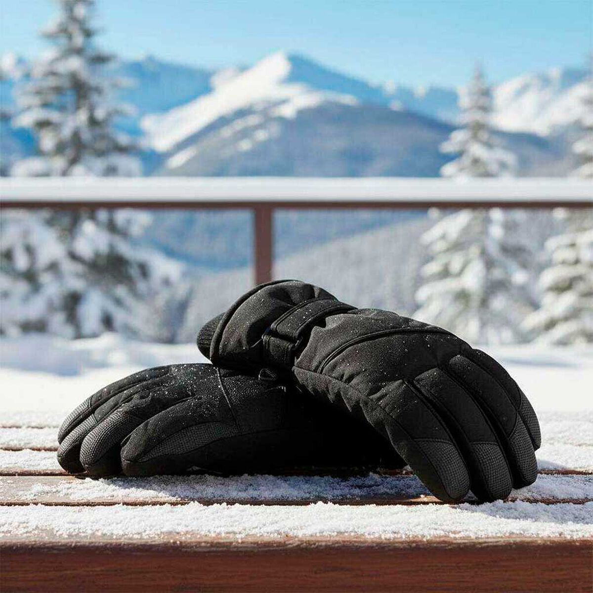 Guantes de Nieve T&eacute;rmicos Impermeables Touchscreen para Ski Snowboard Invierno Pro Outdoor
