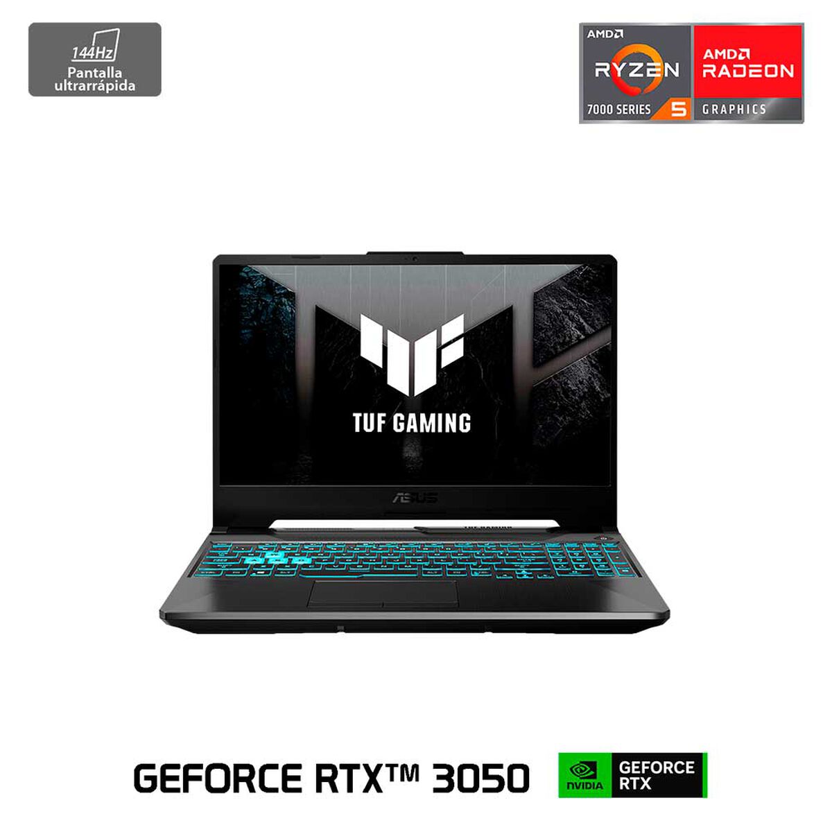 Notebook Gamer Asus TUF Gaming A15 FA506NC-HN002W AMD Ryzen 5 8GB 512GB SSD 15,6" NVIDIA RTX 3050