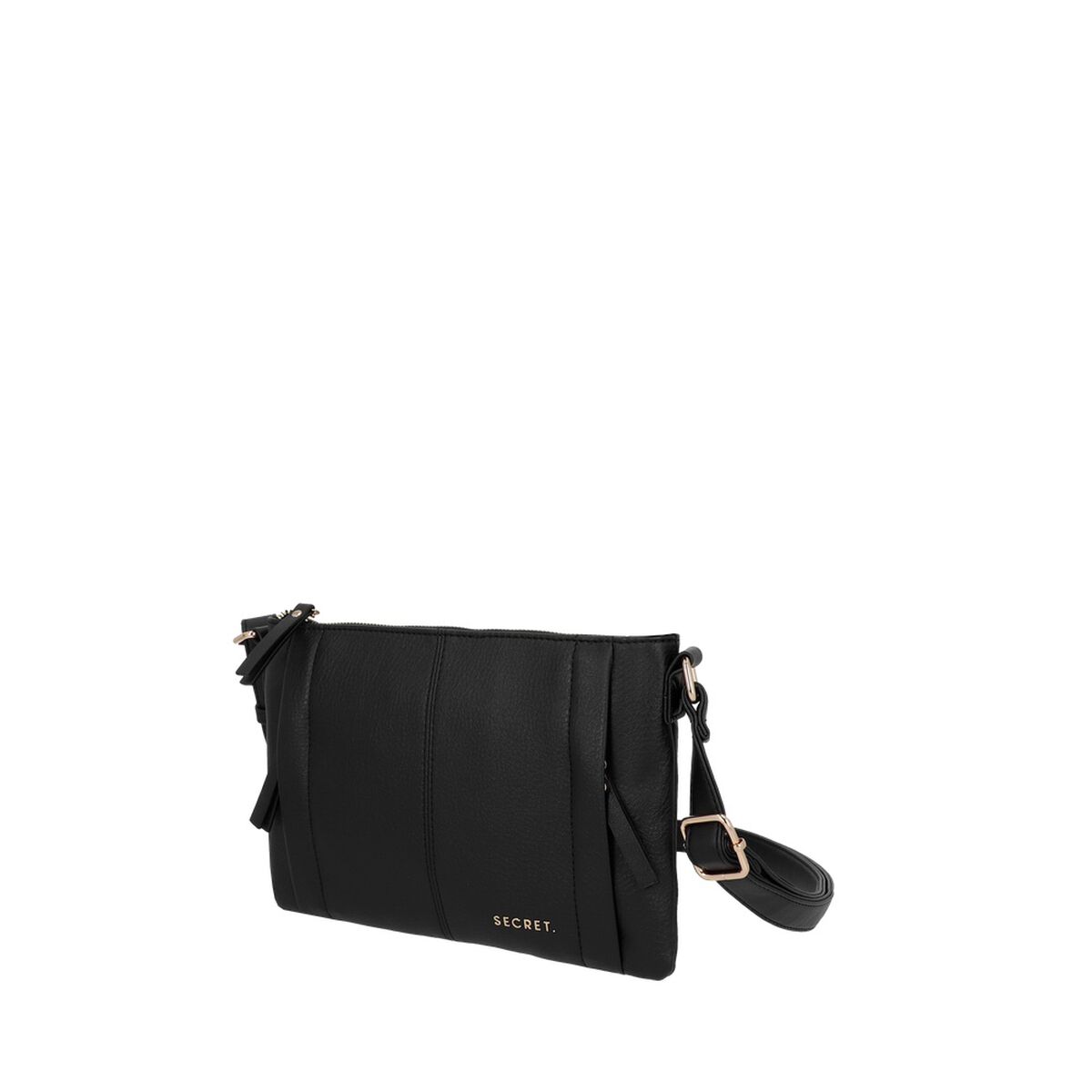 Cartera Bandolera Secret Albury SC7 Peque&ntilde;a Negra