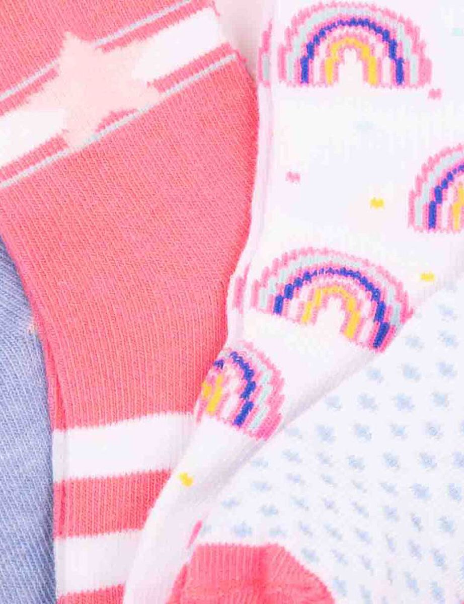 Pack 4 Unidades de Calcetines Niña Chess Baby