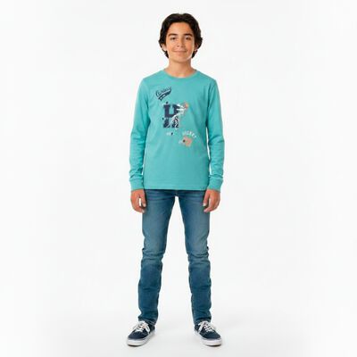 Polera Manga Larga Algod&oacute;n Ni&ntilde;o Chess