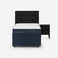Bed Boxet Rosen 1,5 Plazas UpLine + Respaldo + Velador