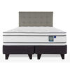 Cama Europea Flex 2 Plazas Majesty + 1 Respaldo