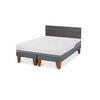 Cama Europea CIC Base Dividida 2 Plazas Excellence Plus + Respaldo Villarica