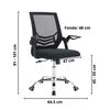 Silla de Escritorio Arthome Liverpool Negra