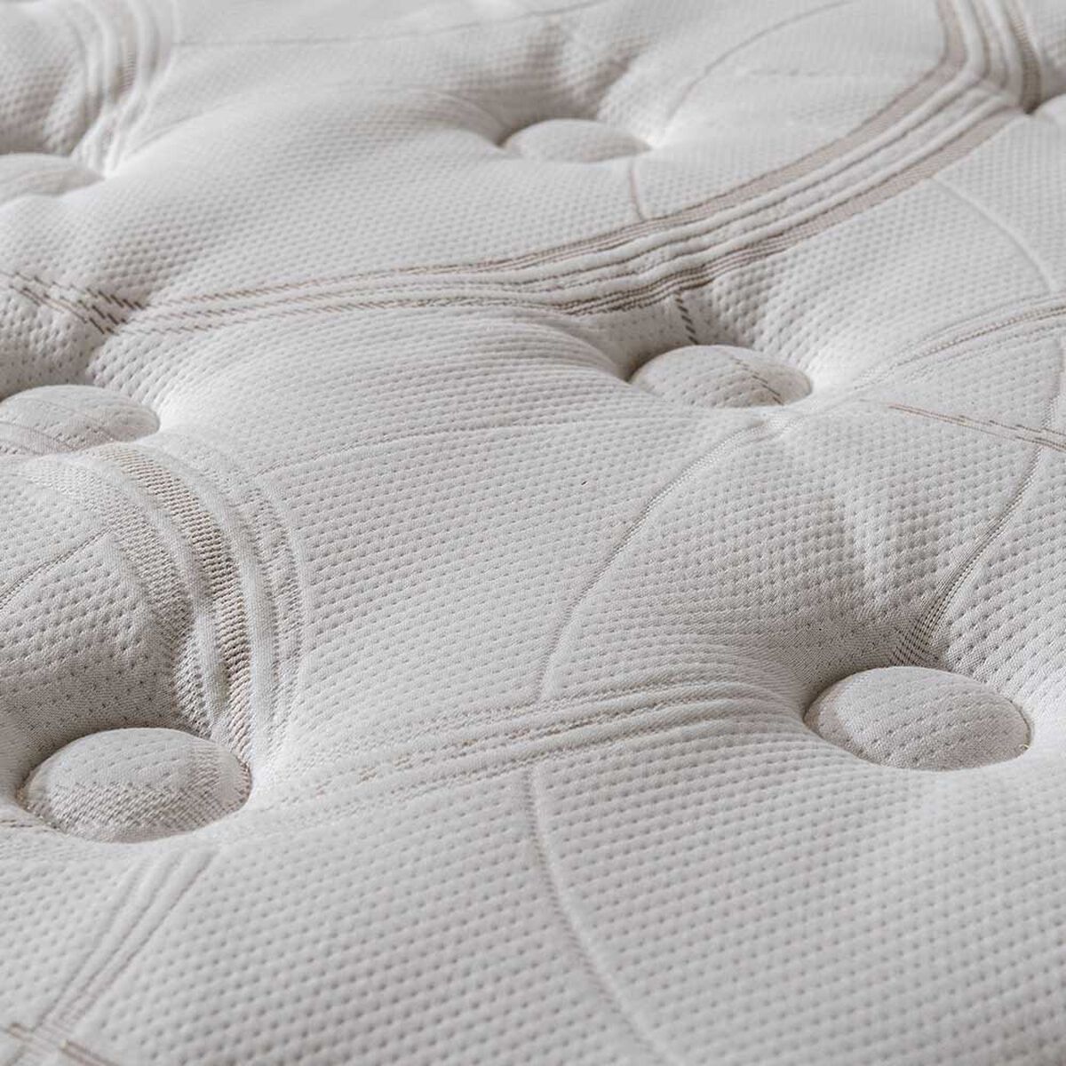 Cama Europea Rosen Base Dividida 2 Plazas New Style 6 + Respaldo Issey