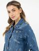Chaqueta Flores Mezclilla Mujer Alma