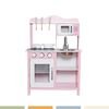 Cocina de Juguete Infantil Madera Rosada con Accesorios Band&uacute;