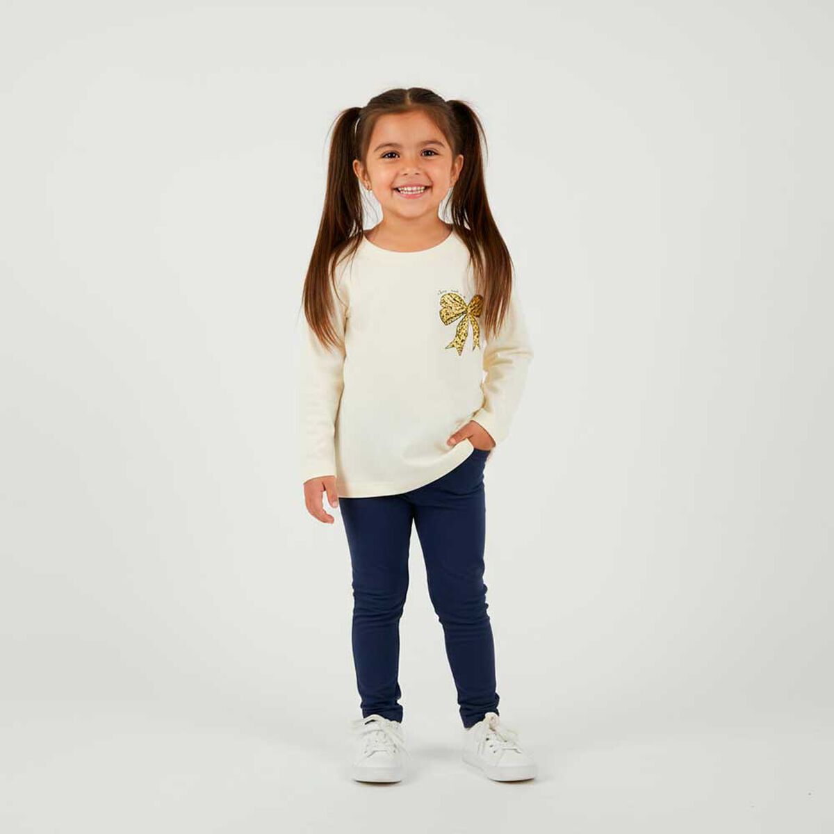Polera Manga Larga Ni&ntilde;a Chess