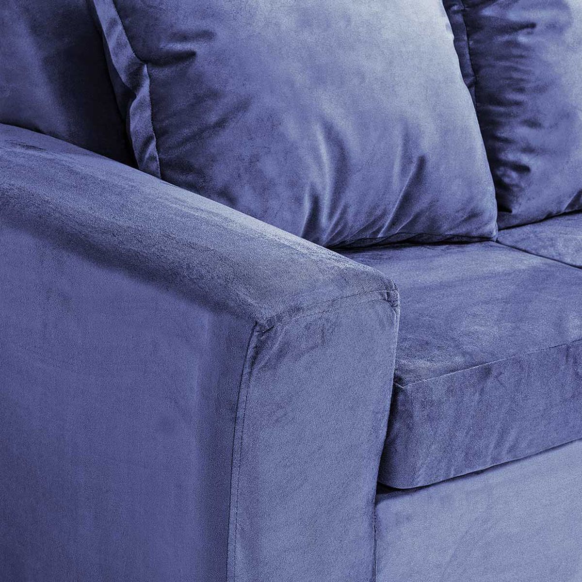 Sofá Seccional Innovamuebles Kahlo 5 Cuerpos Azul