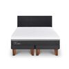 Cama Europea CIC Base Dividida King Ortopedic Advance + Respaldo Villarrica Negro