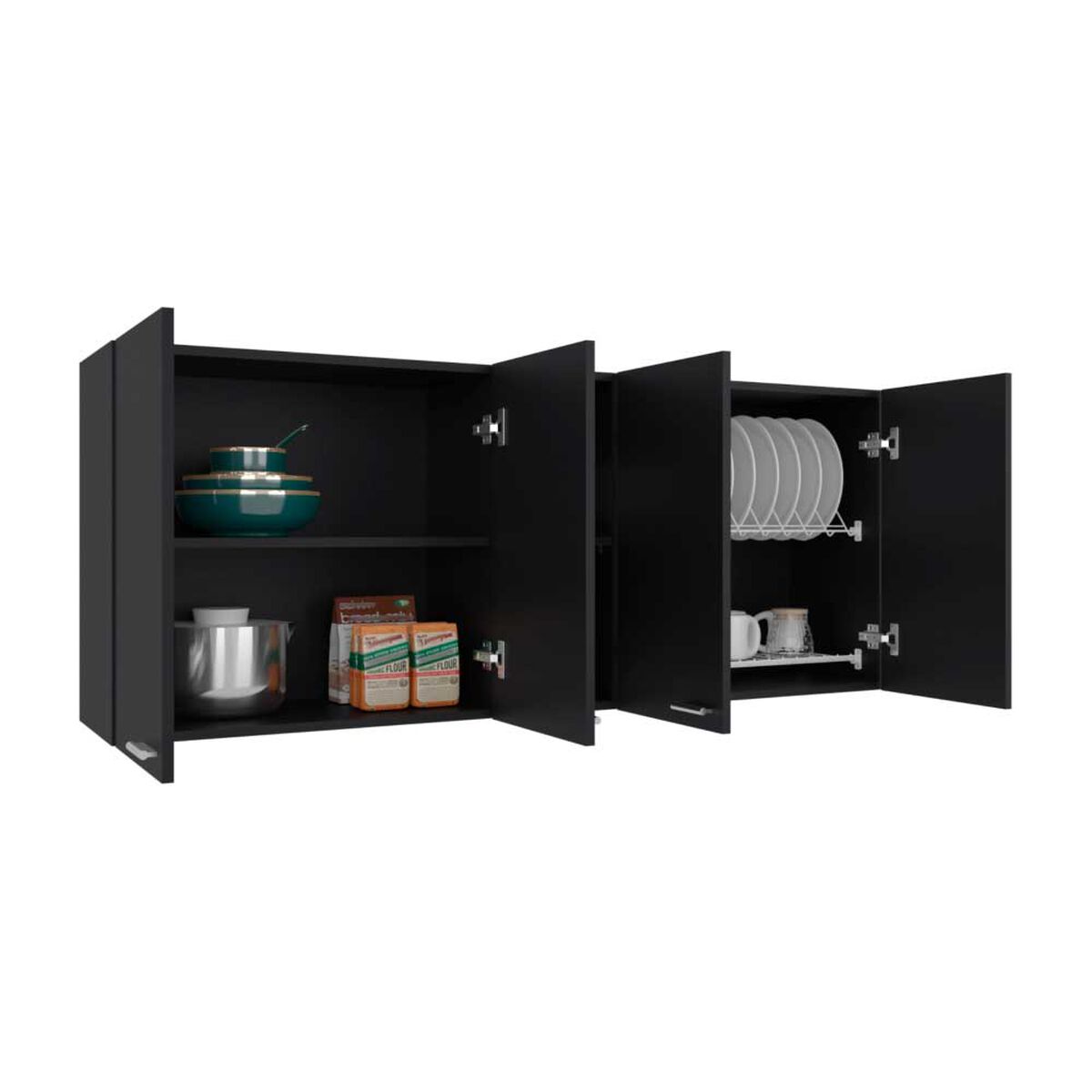 Mueble de Cocina Tuhome Portofino Wengue