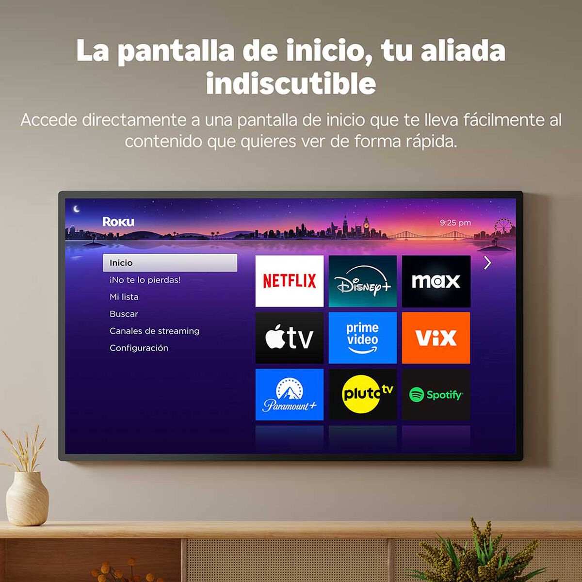 Reproductor Streaming Roku Stick ROK3840MX