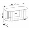 Mesa de Centro Exit Mundi Cedro Beige