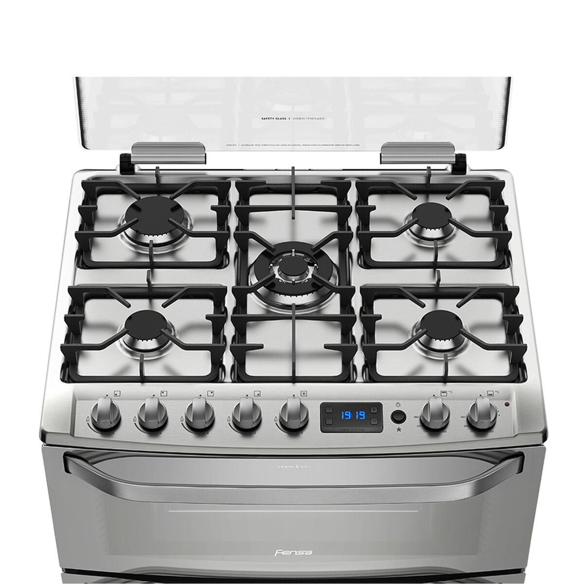 Cocina a Gas Fensa 76DXR-5P 5 Quemadores