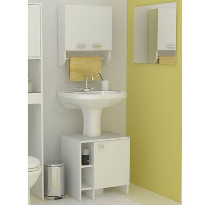 Imagen 1 del producto Mueble Optimizador Lavamanos + Mueble Botiquín TuHome