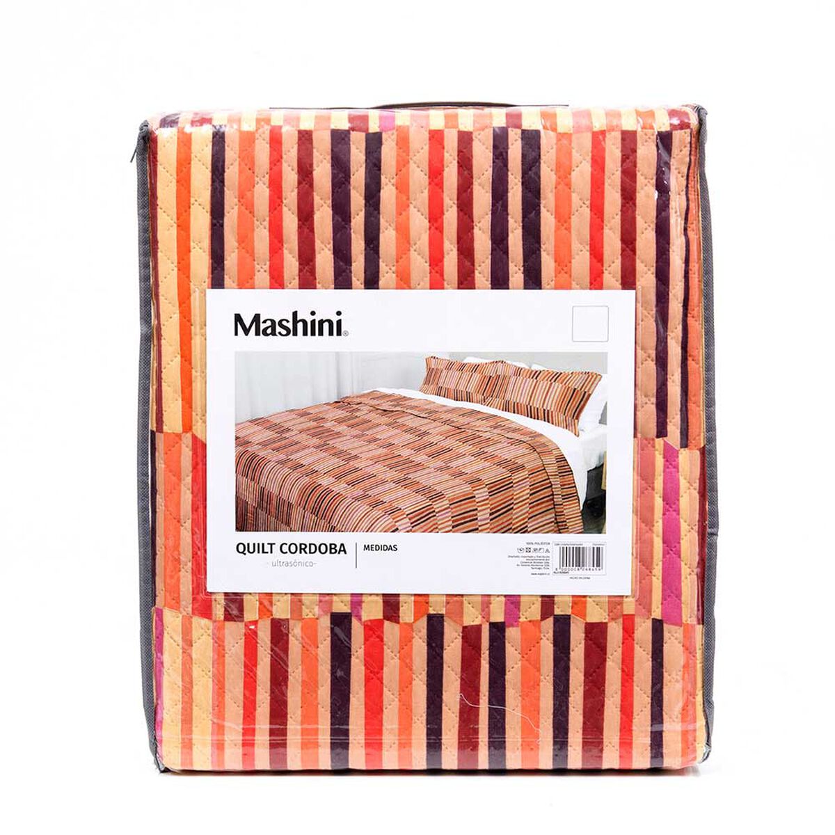 Quilt Mashini 1,5 Plazas Cordoba Geométrico