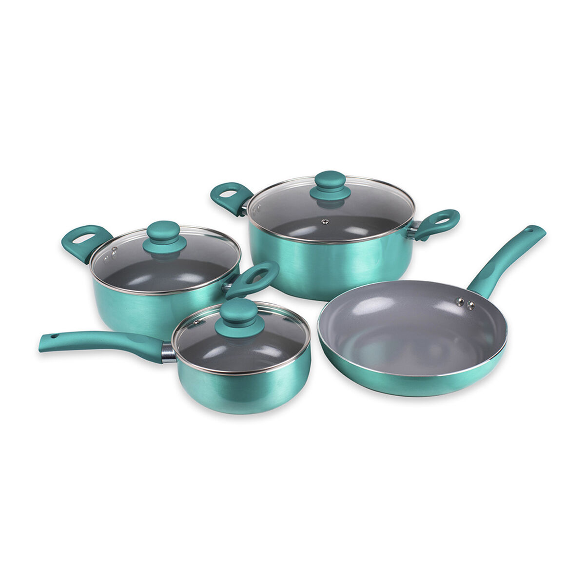 Batería Doral Montecarlo Acero Inoxidable 7 Piezas