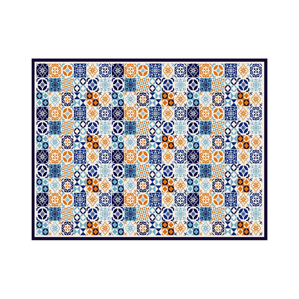 Alfombra Davanti Baldosa Mediterranea 140 x180 Baldosa Mediterranea