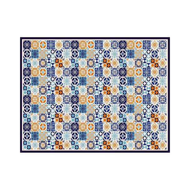 Alfombra Davanti Baldosa Mediterranea 140 x180 Baldosa Mediterranea