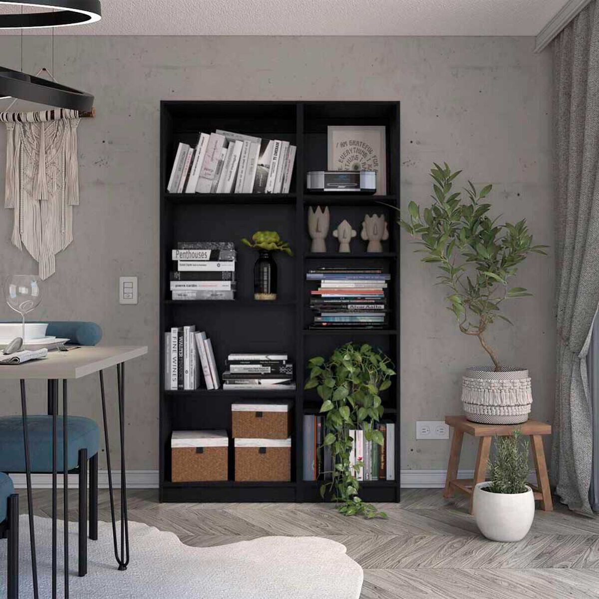 Estante 62 cm + Estante 45 cm TuHome Home Wengue