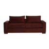Sofá Latam Home Livorno 3 Cuerpos Chocolate
