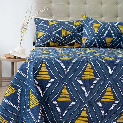 Quilt Doral 2 Plazas Hotpress Origins D6 Estampado