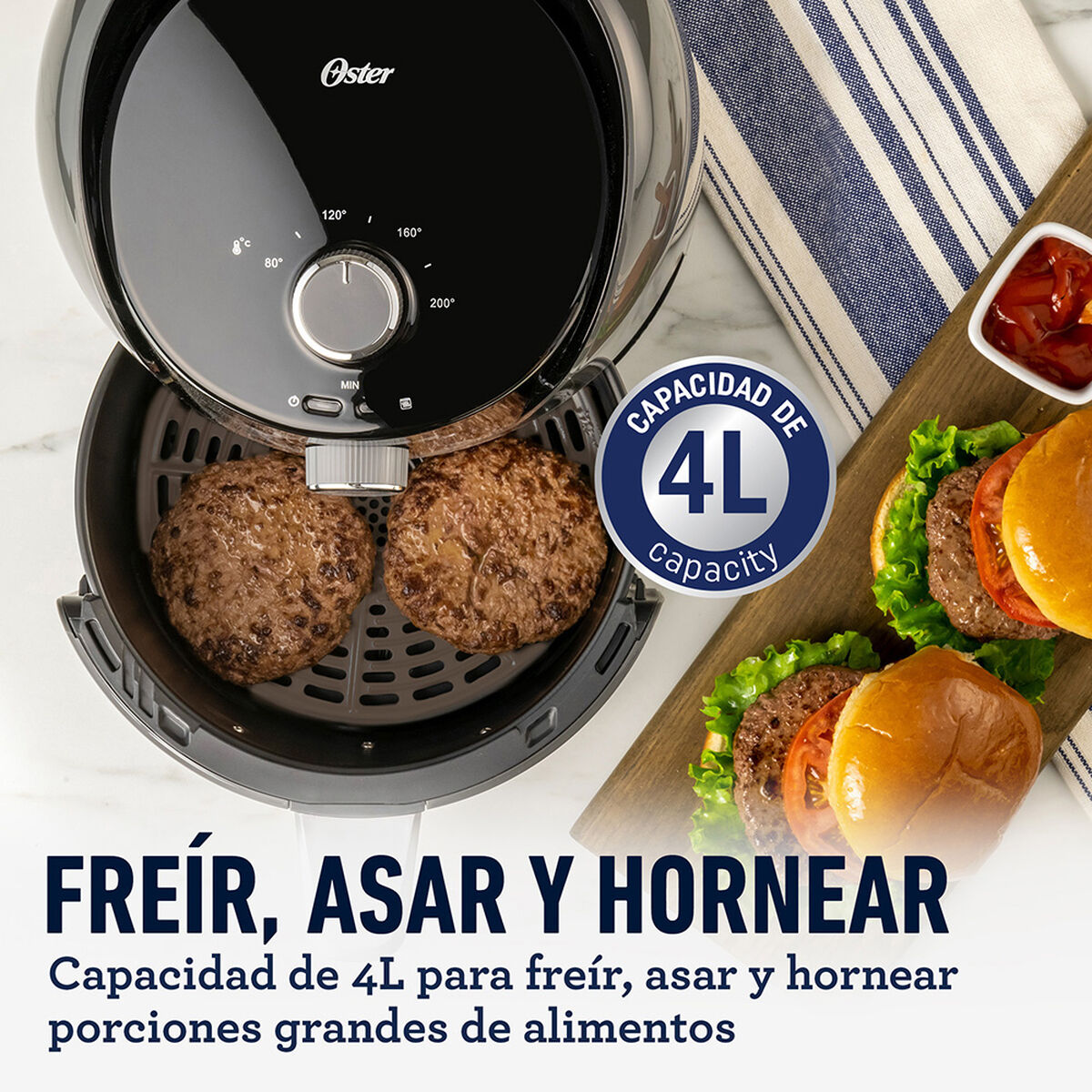 Freidora de Aire Oster CKSTAF40M-052 4 lts.