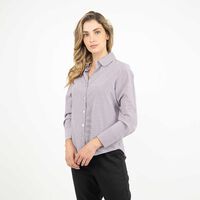 Blusa Manga Larga Mujer Zibel Burdeo, Celeste, Crudo