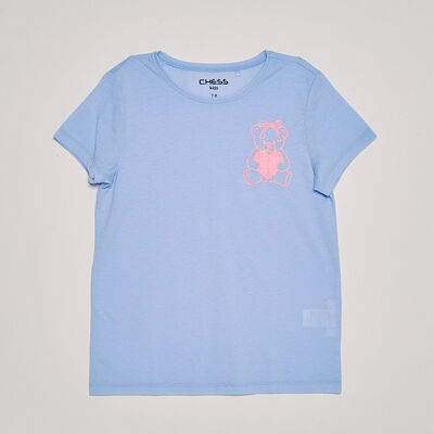 Polera Manga Corta Niña Chess Baby