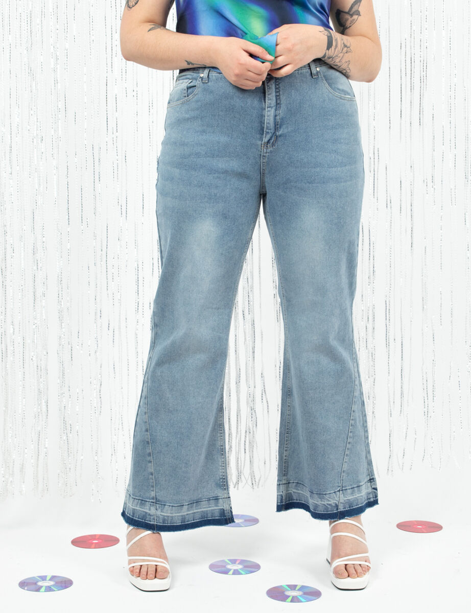 Jeans Flare Mujer Extralindas