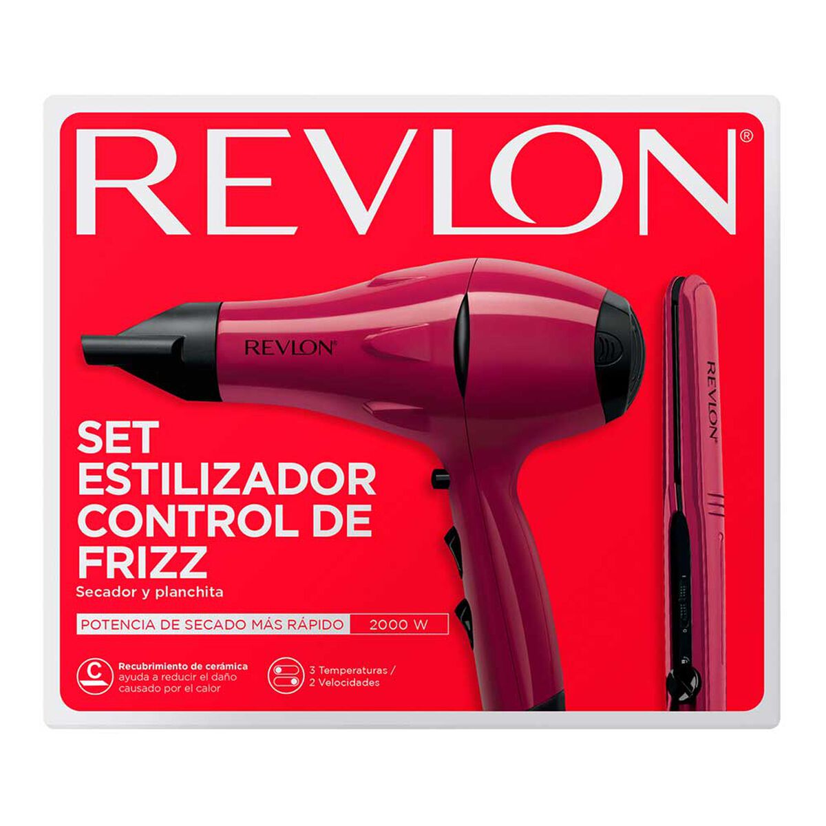 Secador de Pelo y Alisador Revlon 2I289RVDR5230
