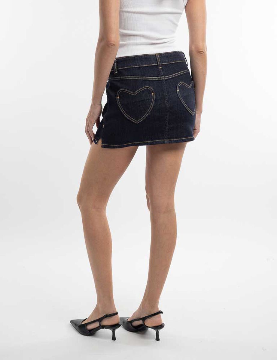 Falda Micro Denim Mujer Soviet