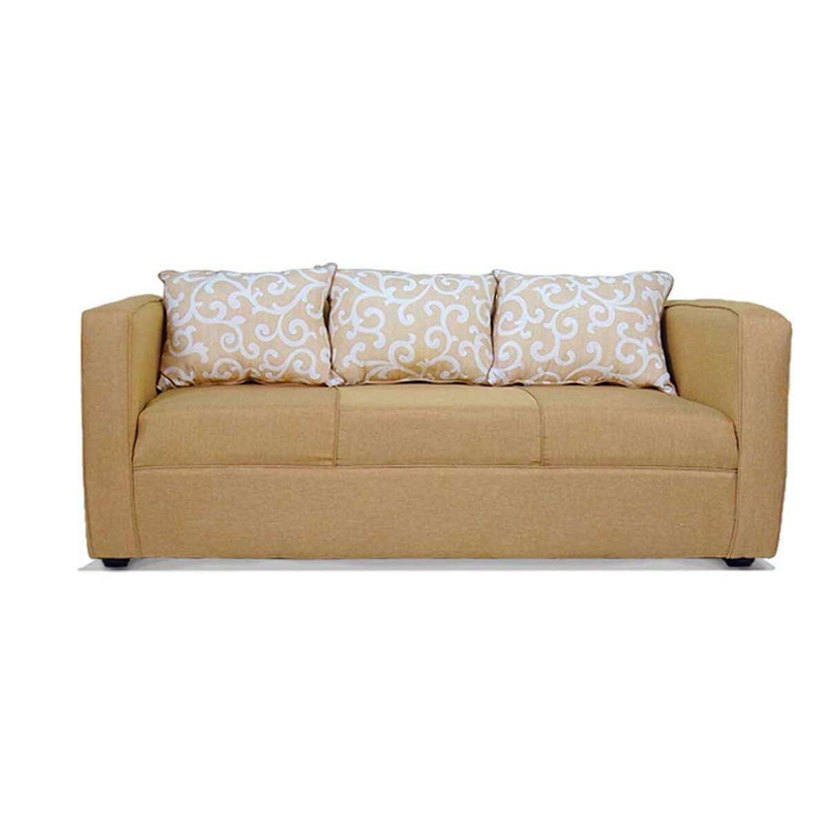 Juego de Living Elegant Detail Indiana Sofá 3 Cuerpos + Sofá 2 Cuerpos Beige