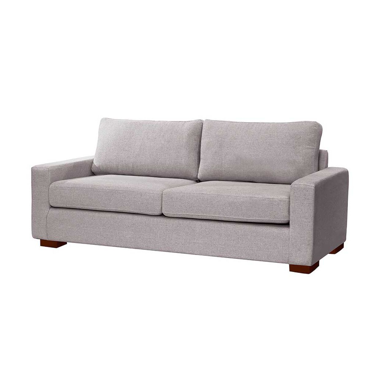 Sofá Latam Home Livorno 2 Cuerpos Gris Claro