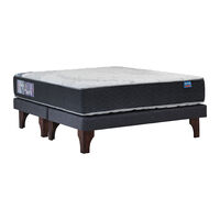 Cama Europea Celta Base Dividida 2 Plazas x 2 mt Montblanc
