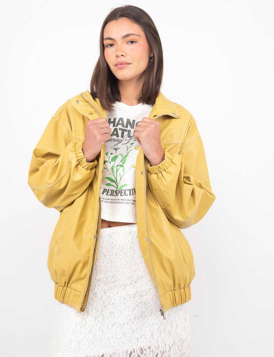 Chaqueta Ecocuero Mujer Icono