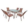 Juego De Comedor Di Poretti Design Fioretino 6 Sillas Café