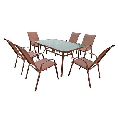 Juego De Comedor Di Poretti Design Fioretino 6 Sillas Café