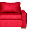 Sof&aacute; Seccional Izquierdo Latam Home Livorno 3 Cuerpos Rojo