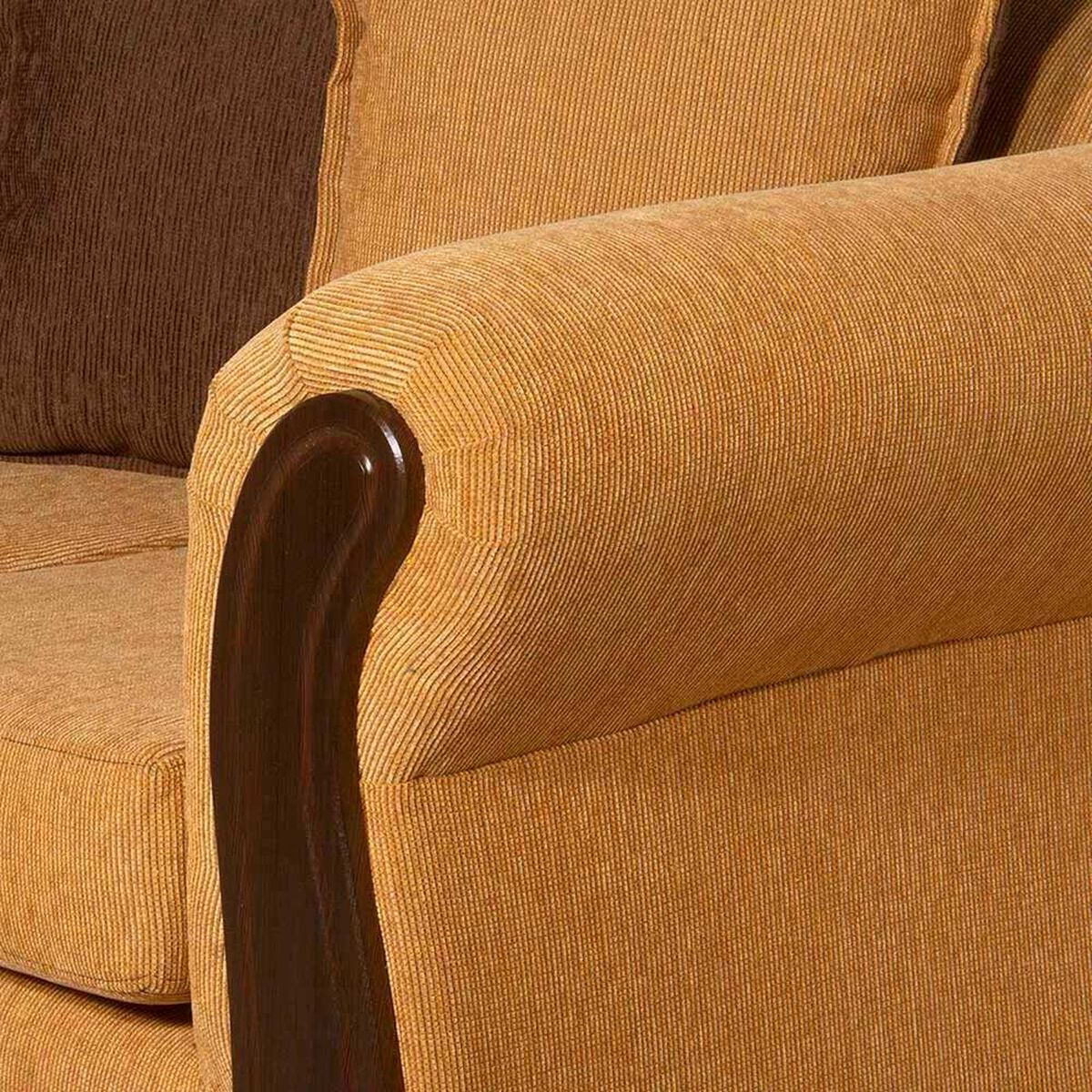 Juego de Living Black Factory Barcelona 5 Cuerpos Oro