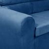 Sofá Mexx Muebles Dubai 2 Cuerpos Petroleo