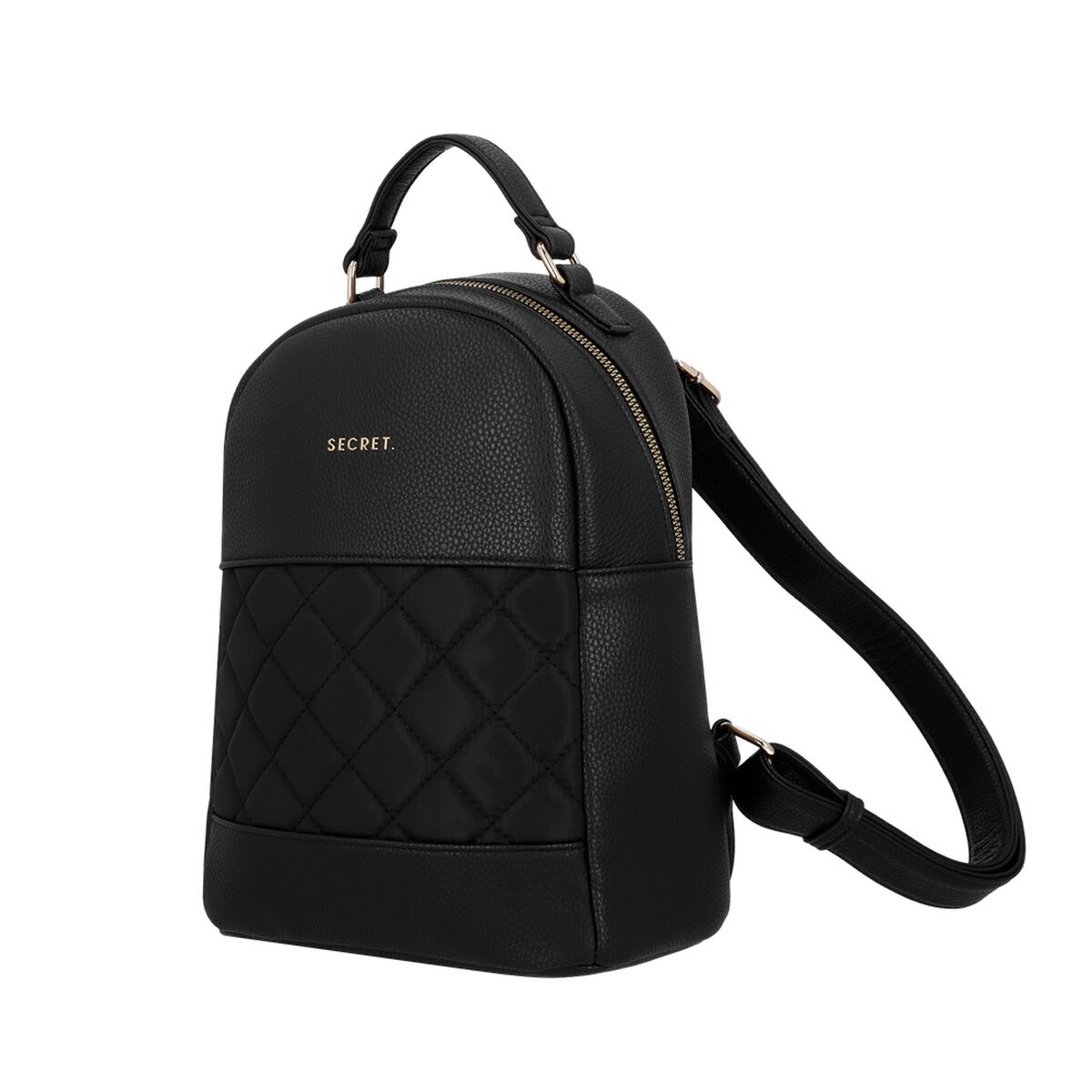 Mochila de Mujer Secret Aspen SC7 Mediana Negra