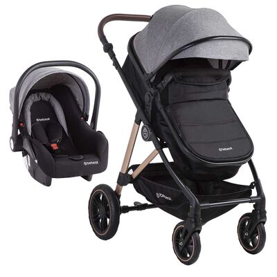 Imagen 2 del producto Coche Cuna Travel System Bebe Neo Gris Bebesit