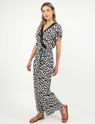 Imagen 2 del producto Enterito Largo Manga Corta Mujer Alma Azul, Black1, Black2