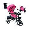 Triciclo Coche Cuna Trike Plus 360 Bth RS-4090 Fucsia Bebeglo